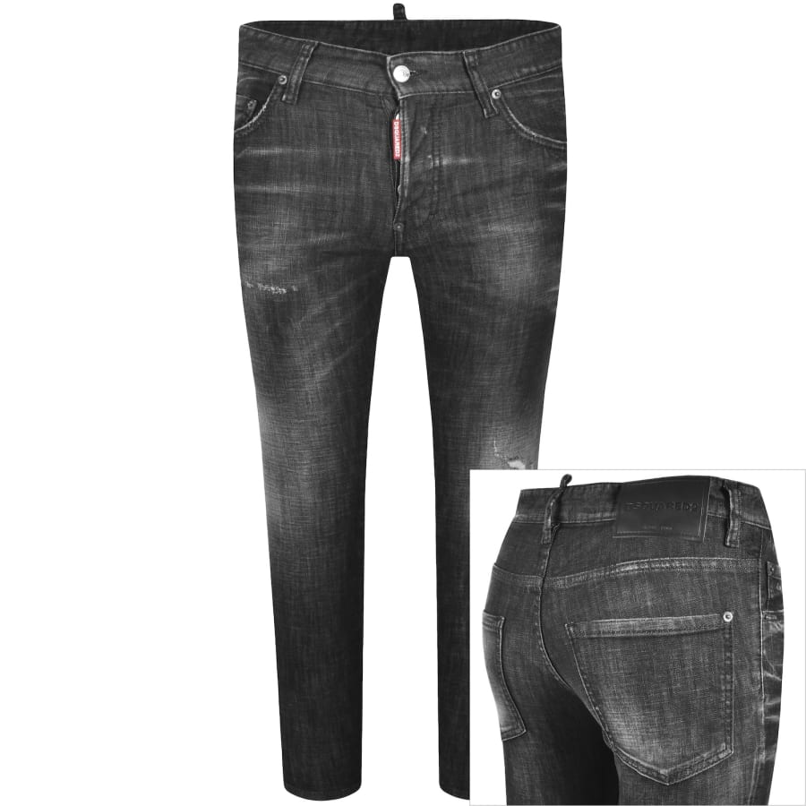 DSQUARED2 Skater Jeans Black | Mainline Menswear ca